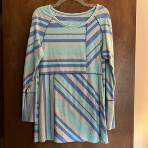 Soft Surroundings striped knit top